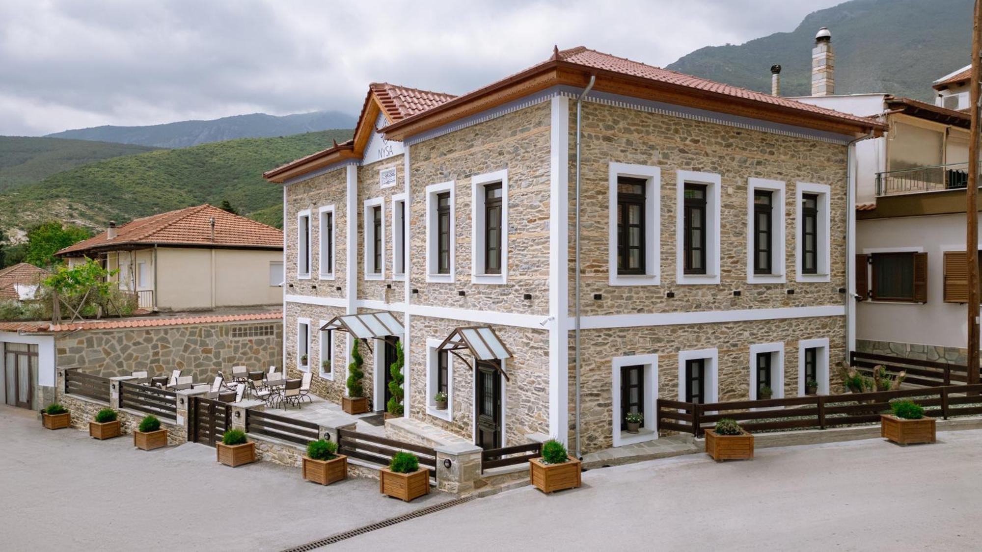 Hotel Νysa Mousthéni Exterior foto
